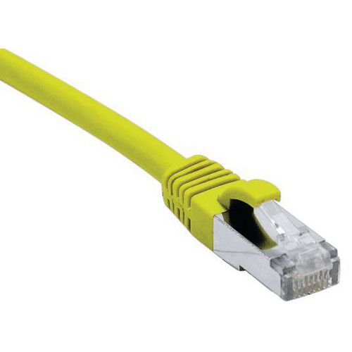 Netwerkkabel DEXLAN RJ45 op snoer CAT 7 S/FTP LSOH SNG geel 2 m Netwerkkabel DEXLAN RJ45 op snoer CAT 7 S/FTP LSOH SNG geel 2 m