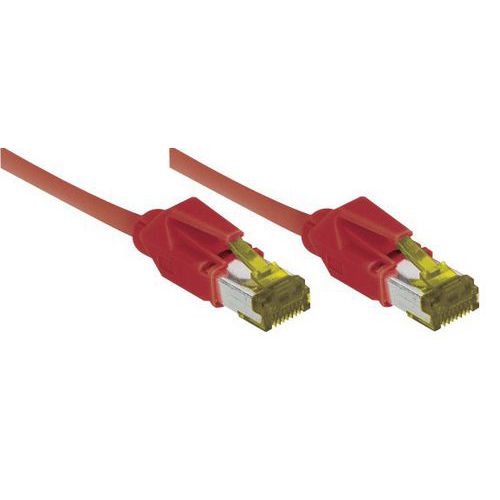 Netwerksnoer RJ45 op Kabel CAT 7 S/FTP LSOH SNG rood 20 m Netwerksnoer RJ45 op Kabel CAT 7 S/FTP LSOH SNG rood 20 m