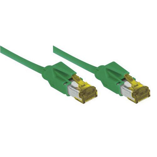 Netwerksnoer RJ45 op Kabel CAT 7 S/FTP LSOH SNG groen 0.5 m Netwerksnoer RJ45 op Kabel CAT 7 S/FTP LSOH SNG groen 0.5 m