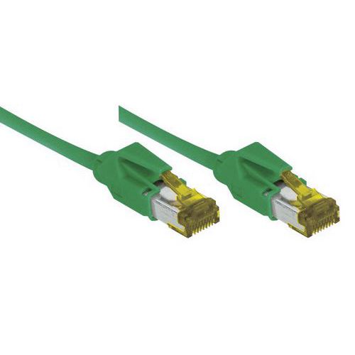 Netwerksnoer RJ45 op Kabel CAT 7 S/FTP LSOH SNG groen 10 m Netwerksnoer RJ45 op Kabel CAT 7 S/FTP LSOH SNG groen 10 m
