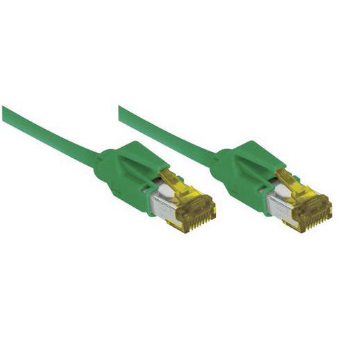 Netwerksnoer RJ45 op Kabel CAT 7 S/FTP LSOH SNG groen 2 m Netwerksnoer RJ45 op Kabel CAT 7 S/FTP LSOH SNG groen 2 m
