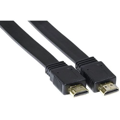 Platte HDMI High Speed-kabel, zwart, 1,50 m