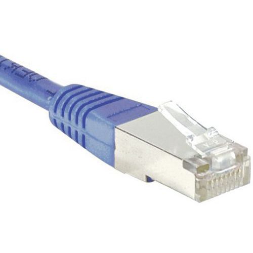 Cordon RJ45 catégorie 6 F/UTP violet - 7 m Cordon RJ45 catégorie 6 F/UTP violet - 7 m