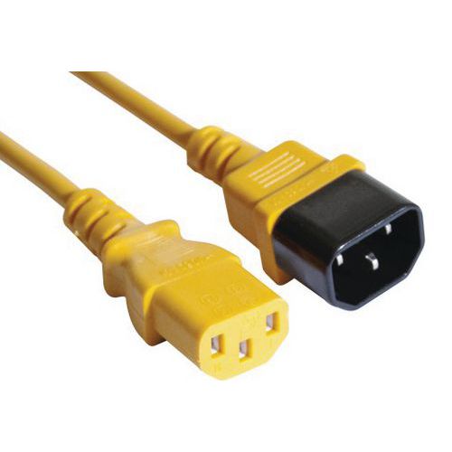 Verlengsnoer voeding C14 / C13 oranje 1.8 M Verlengsnoer voeding C14 / C13 oranje 1.8 M