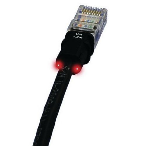 Cordon RJ45 catégorie 5e U/UTP noir - 4,9 m Cordon RJ45 catégorie 5e U/UTP noir - 4,9 m