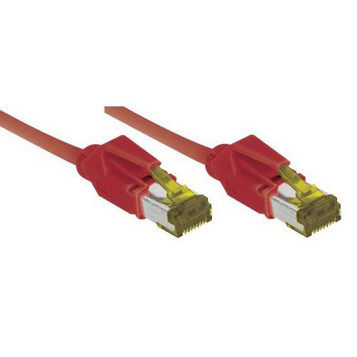 Cordon RJ45 sur câble catégorie 7 S/FTP LSOH snagless 15 m Cordon RJ45 sur câble catégorie 7 S/FTP LSOH snagless 15 m