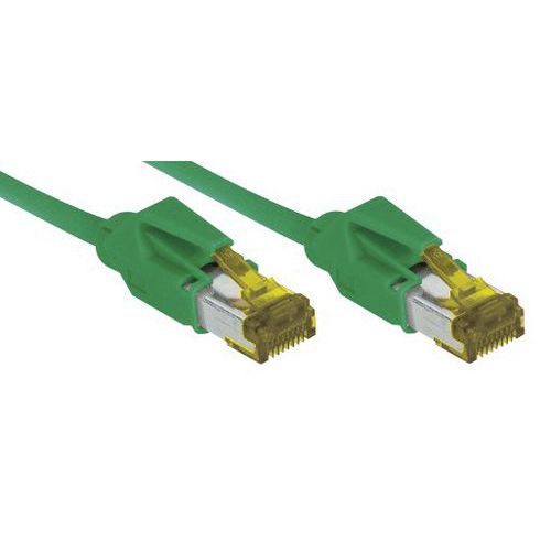 Cordon RJ45 sur câble catégorie 7 S/FTP LSOH snagless 15 m Cordon RJ45 sur câble catégorie 7 S/FTP LSOH snagless 15 m