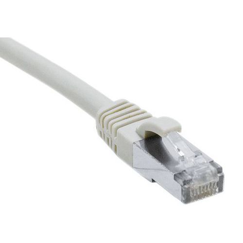 Cordon RJ45 catégorie 6A F/UTP LSOH snagless gris - 3 m Cordon RJ45 catégorie 6A F/UTP LSOH snagless gris - 3 m