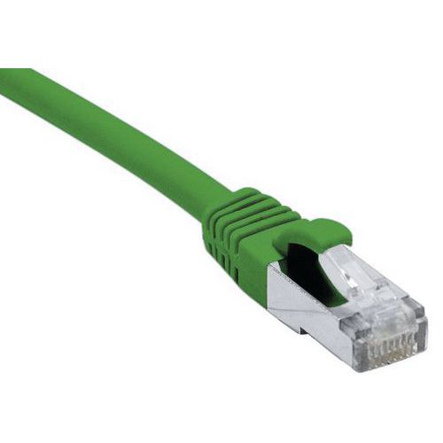 Netwerkkabel RJ45 CAT 6A F/UTP LSOH SNG groen 0.3 m Netwerkkabel RJ45 CAT 6A F/UTP LSOH SNG groen 0.3 m