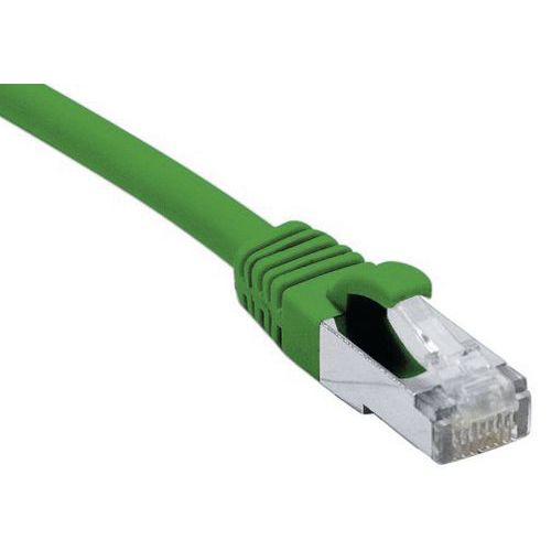 Netwerkkabel RJ45 CAT 6A F/UTP LSOH SNG groen 2 m Netwerkkabel RJ45 CAT 6A F/UTP LSOH SNG groen 2 m