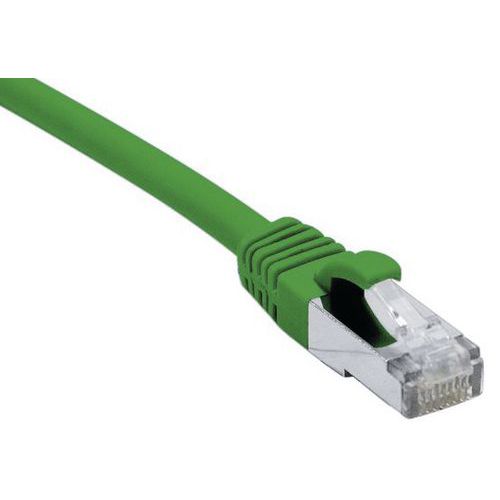 Cordon RJ45 catégorie 6A F/UTP LSOH snagless vert - 25 m Cordon RJ45 catégorie 6A F/UTP LSOH snagless vert - 25 m