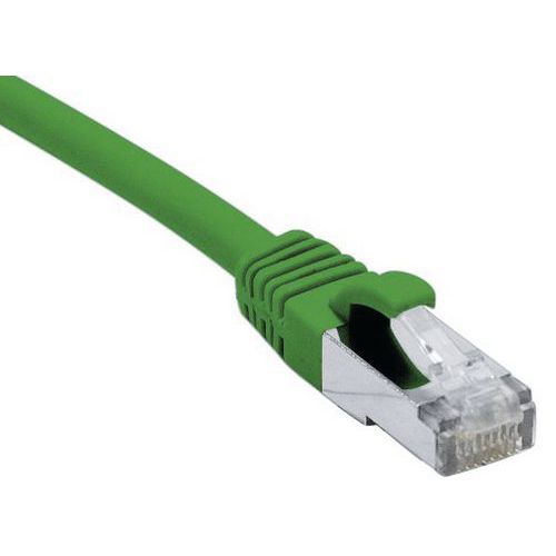 Netwerkkabel RJ45 CAT 6A F/UTP LSOH SNG groen 7.5 m Netwerkkabel RJ45 CAT 6A F/UTP LSOH SNG groen 7.5 m