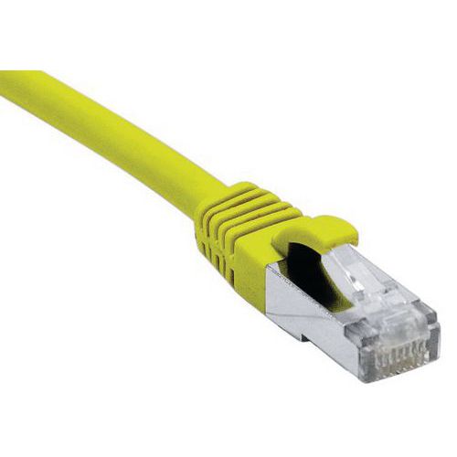 Netwerkkabel RJ45 CAT 6A F/UTP LSOH SNG geel 1 m Netwerkkabel RJ45 CAT 6A F/UTP LSOH SNG geel 1 m