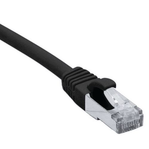 Cordon RJ45 catégorie 6A F/UTP LSOH snagless noir - 0,5 m Cordon RJ45 catégorie 6A F/UTP LSOH snagless noir - 0,5 m