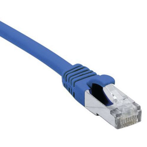 Cordon RJ45 catégorie 6 F/UTP LSOH snagless bleu - 30 m Cordon RJ45 catégorie 6 F/UTP LSOH snagless bleu - 30 m