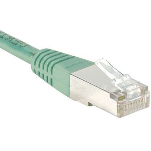 Cordon RJ45 catégorie 6 F/UTP vert - 0,3 m Cordon RJ45 catégorie 6 F/UTP vert - 0,3 m