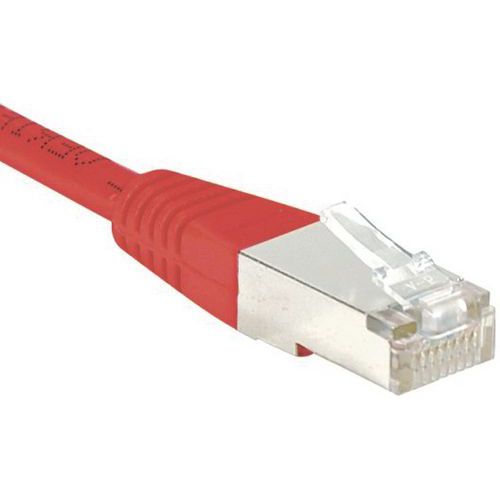Netwerkkabel RJ45 CAT 6 F/UTP rood 0.3 m Netwerkkabel RJ45 CAT 6 F/UTP rood 0.3 m