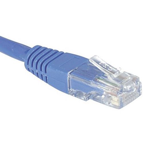 Cordon RJ45 catégorie 5e U/UTP bleu - 0,3 m Cordon RJ45 catégorie 5e U/UTP bleu - 0,3 m
