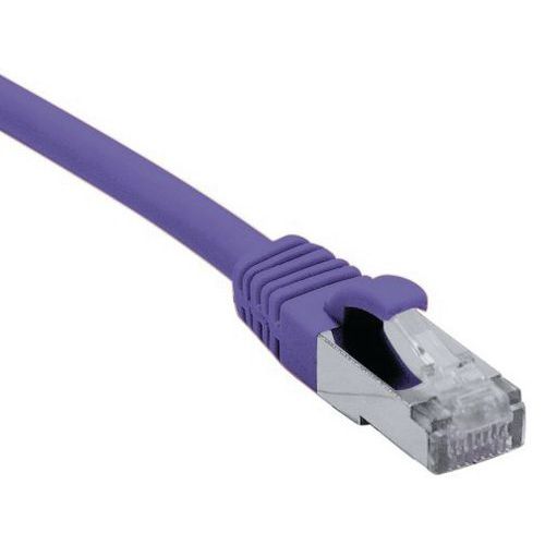 Netwerkkabel RJ45 CAT 6A F/UTP LSOH SNG paars 0.3 m Netwerkkabel RJ45 CAT 6A F/UTP LSOH SNG paars 0.3 m