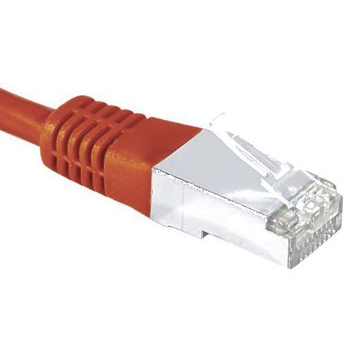 Cordon RJ45 catégorie 6 S/FTP rouge - 20 m Cordon RJ45 catégorie 6 S/FTP rouge - 20 m