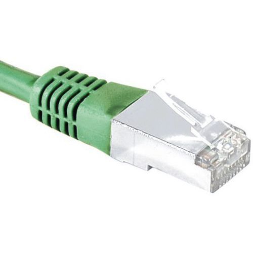 Cordon RJ45 catégorie 6 S/FTP vert - 20 m Cordon RJ45 catégorie 6 S/FTP vert - 20 m
