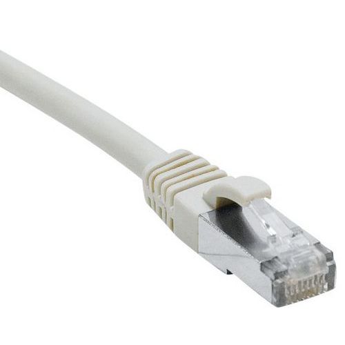 Cordon RJ45 catégorie 6 S/FTP LSOH snagless gris - 1 m Cordon RJ45 catégorie 6 S/FTP LSOH snagless gris - 1 m