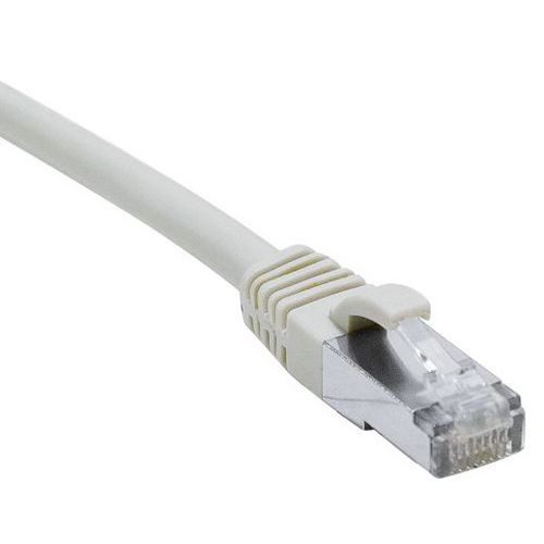 Cordon RJ45 catégorie 6A S/FTP LSOH snagless gris - 3 m Cordon RJ45 catégorie 6A S/FTP LSOH snagless gris - 3 m