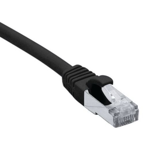 Cordon RJ45 catégorie 6A S/FTP LSOH snagless noir - 25 m Cordon RJ45 catégorie 6A S/FTP LSOH snagless noir - 25 m