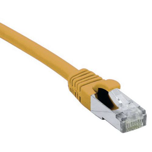 Cordon RJ45 catégorie 6A S/FTP LSOH snagless orange - 7,5 m Cordon RJ45 catégorie 6A S/FTP LSOH snagless orange - 7,5 m