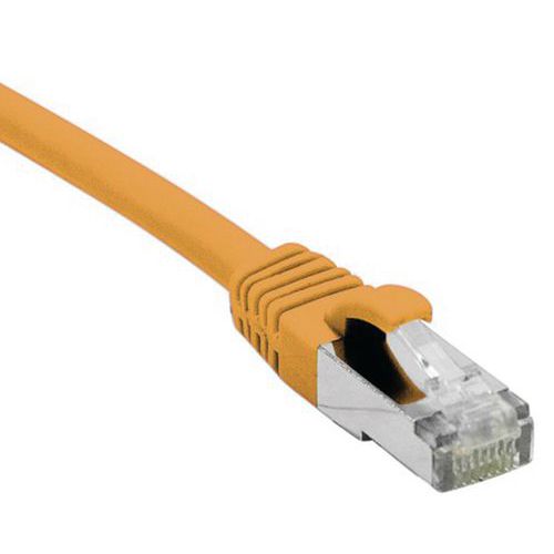 Netwerkkabel DEXLAN RJ45 CAT 6 S/FTP LSOH SNG oranje 0.15 M Netwerkkabel DEXLAN RJ45 CAT 6 S/FTP LSOH SNG oranje 0.15 M