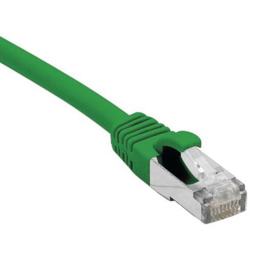Netwerkkabel DEXLAN RJ45 CAT 6 S/FTP LSOH SNG groen 0.15 M Netwerkkabel DEXLAN RJ45 CAT 6 S/FTP LSOH SNG groen 0.15 M