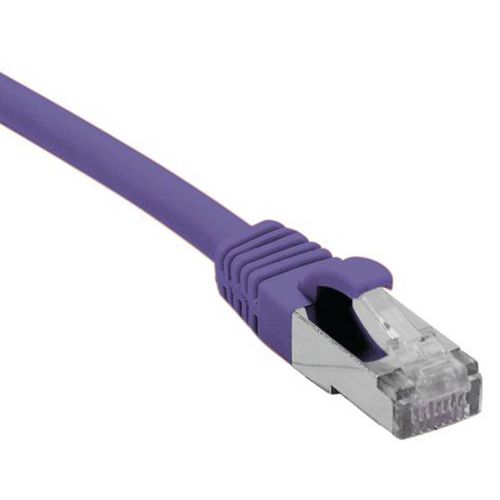 Netwerkkabel DEXLAN RJ45 CAT 6 S/FTP LSOH SNG paars 0.15 M Netwerkkabel DEXLAN RJ45 CAT 6 S/FTP LSOH SNG paars 0.15 M