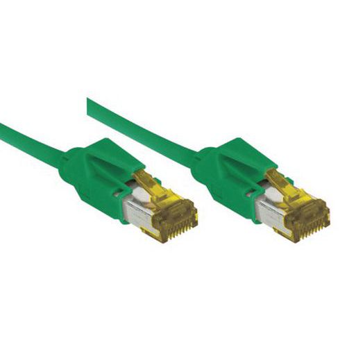 Cordon RJ45 sur câble catégorie 7 S/FTP LSOH snagless 0,3 m Cordon RJ45 sur câble catégorie 7 S/FTP LSOH snagless 0,3 m
