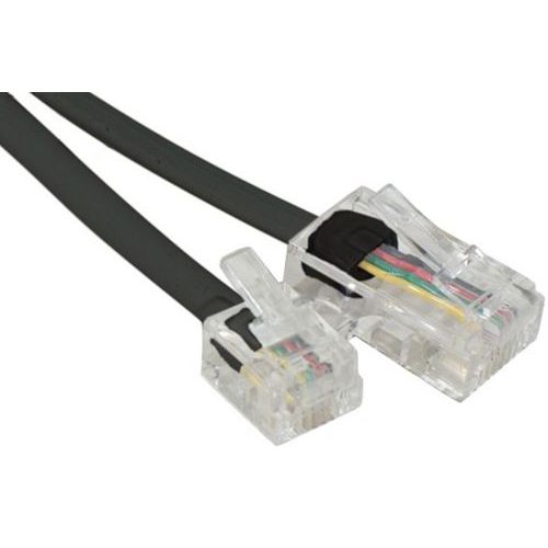 Telefoonsnoer RJ11 naar RJ45 zwart - 2 m Telefoonsnoer RJ11 naar RJ45 zwart - 2 m