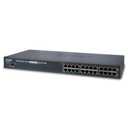 Planet POE-1200G injector 12 p GIGABIT PoE 802.3af 200W Planet POE-1200G injector 12 p GIGABIT PoE 802.3af 200W