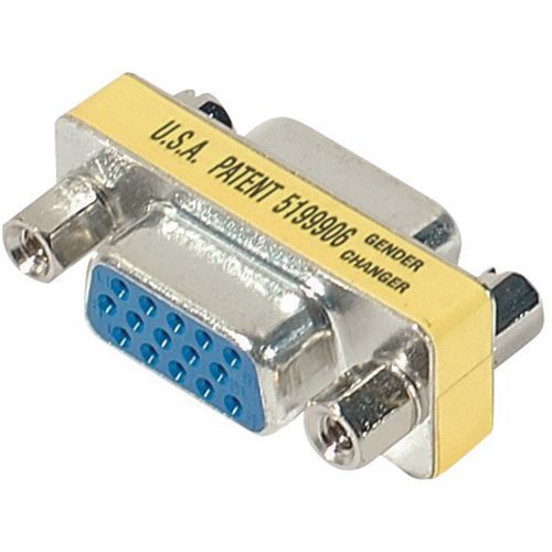 Mini changeur HD15 Femelle/Femelle (VGA) Mini changeur HD15 Femelle/Femelle (VGA)