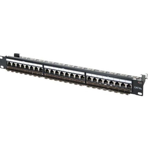Patchpanel 19 INCH 1U 24 Poorten CAT 6A STP Patchpanel 19 INCH 1U 24 Poorten CAT 6A STP