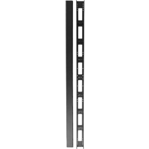 Kabeldoorvoer Verticale kast DEXLAN 800mm 32 U met kap zwart Kabeldoorvoer Verticale kast DEXLAN 800mm 32 U met kap zwart