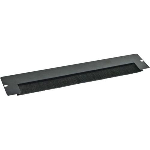 Patchkabel doorvoer met borstel voor een rek- of kastdak Patchkabel doorvoer met borstel voor een rek- of kastdak