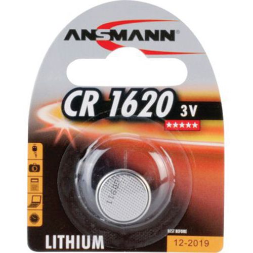 Knoopcelbatterij CR1620 ANSMANN 5020072 Knoopcelbatterij CR1620 ANSMANN 5020072