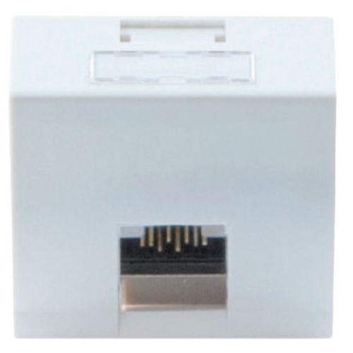 Wandplaat 45X45 gekanteld 30gr 1 RJ45 POORT CAT 6 STP Wandplaat 45X45 gekanteld 30gr 1 RJ45 POORT CAT 6 STP