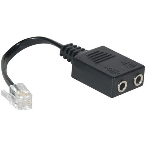 RJ naar Jack Multimedia Headset Telefoon Adapter DEXLAN RJ naar Jack Multimedia Headset Telefoon Adapter DEXLAN