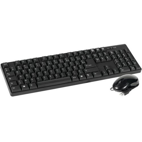 Standaardset toetsenbord en muis USB zwart Standaardset toetsenbord en muis USB zwart