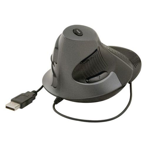 Souris verticale V200U USB noire Souris verticale V200U USB noire