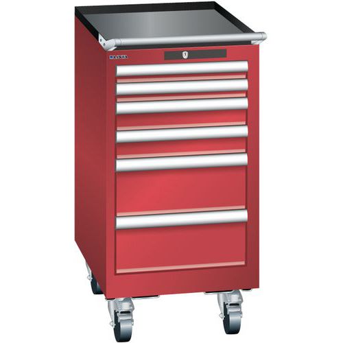 Verrijdbare ladekast 18x27E (bxdxh) 411x572x840 mm - Lista