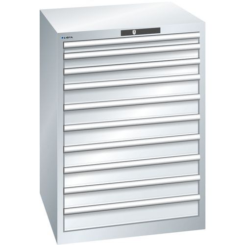 Armoire 10 tiroirs 36x36E  - Capacité 75 kg - Lista