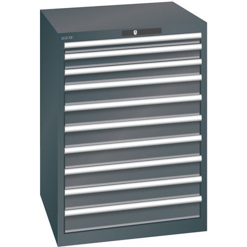 Armoire 10 tiroirs 36x36E  - Capacité 75 kg - Lista