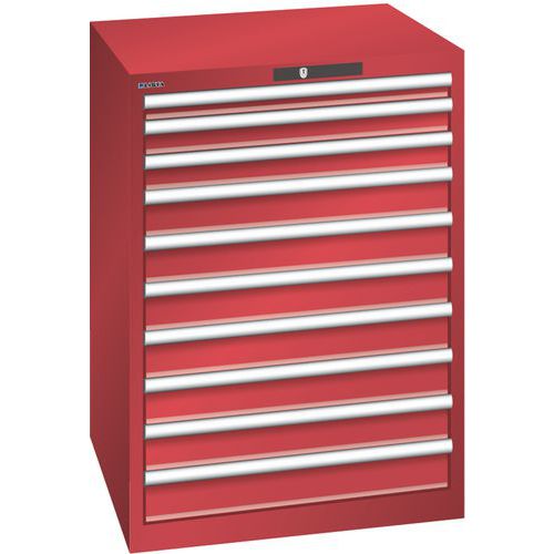 Armoire 10 tiroirs 36x36E  - Capacité 75 kg - Lista