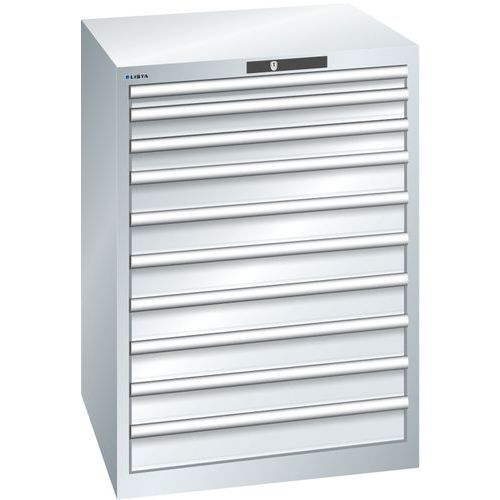 Armoire 10 tiroirs 36x36E  - Capacité 200 kg - Lista