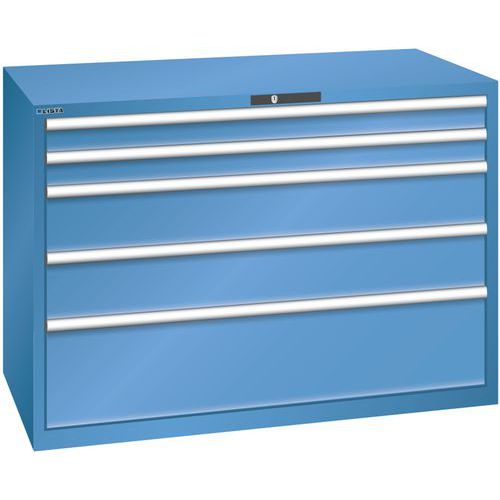 Ladekast 78x36E (bxdxh) 1431x725x1000 mm, Max. belasting: 200 kg, Totale hoogte: 1000 mm, Aantal laden: 5